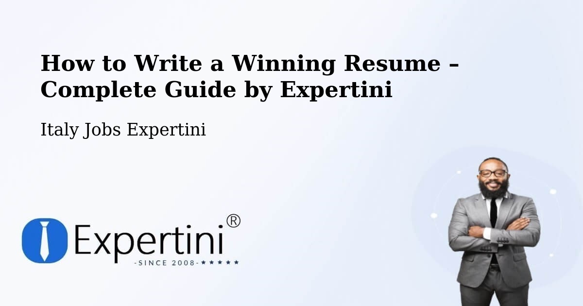 Resume Writing Guide for Job Seekers – Prato - Prato, Italy Jobs Expertini